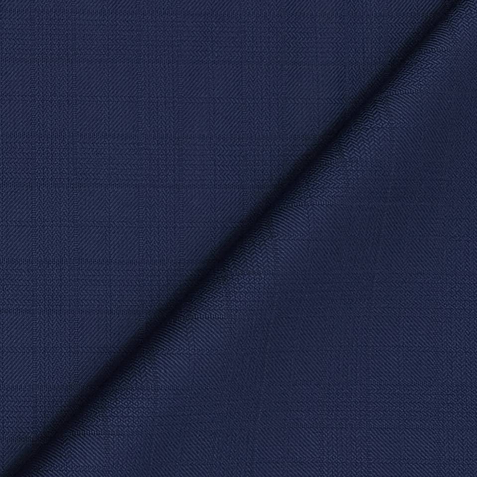 Blazer Fabric Raymond check Poly Viscose Colour Resolution Blue